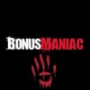 Bonus Mania Logo Featuring a Red High Five